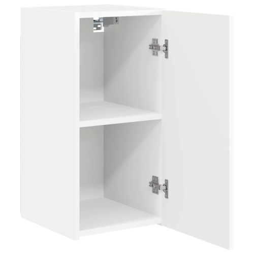 TV стенен шкаф 2 pcs Бяло 30 x 31 x 60 см Инженерно дърво