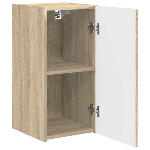 TV стенен шкаф 2 pcs Сонома 30 x 31 x 60 см Инженерно дърво