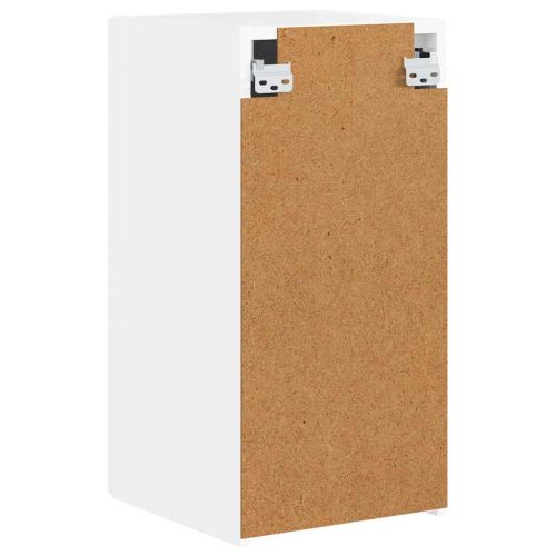 TV стенен шкаф 2 pcs Гланц бяло 30 x 31 x 60 см Инженерно дърво