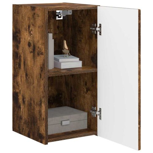 TV стенен шкаф 2 pcs Димян дъб 30 x 31 x 60 см Инженерно дърво