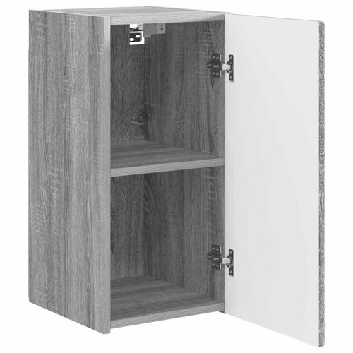 TV стенен шкаф Сив Сонома 30 x 31 x 60 см Инженерно дърво