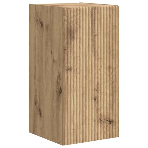 TV стенен шкаф 2 pcs Дъб Артизан 30 x 31 x 60 см
