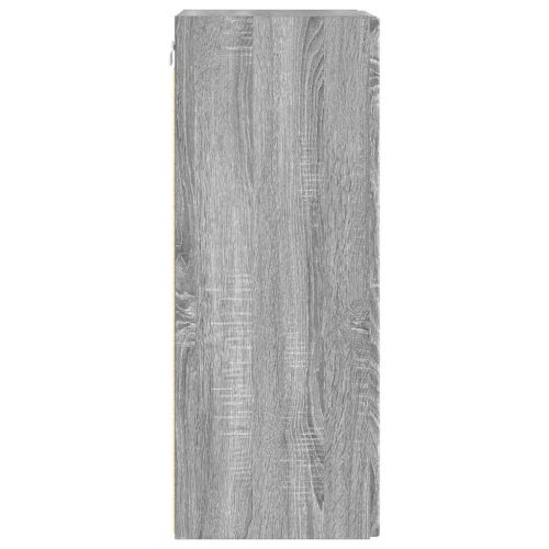 TV стенен шкаф Сив Сонома 30 x 31 x 80 см Инженерно дърво