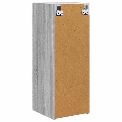 TV стенен шкаф Сив Сонома 30 x 31 x 80 см Инженерно дърво