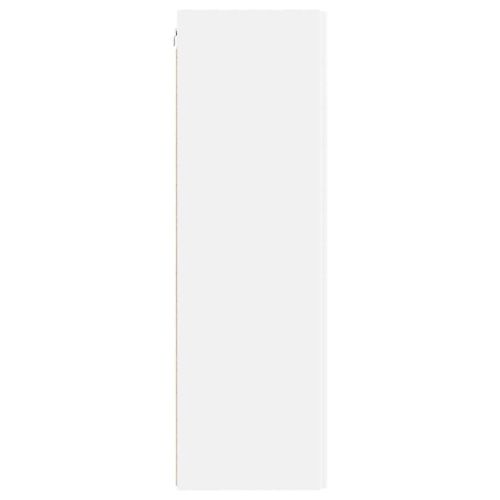 TV стенен шкаф 2 pcs Бяло 30 x 31 x 100 см Инженерно дърво