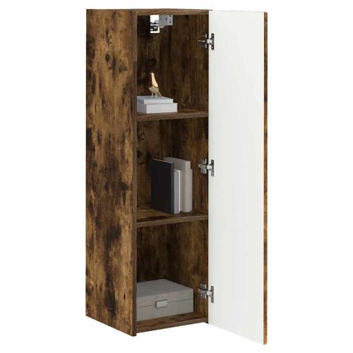 TV стенен шкаф 2 pcs Димян дъб 30 x 31 x 100 см Инженерно дърво