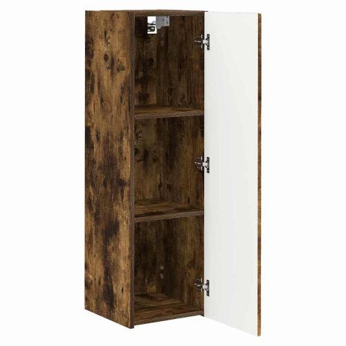 TV стенен шкаф 2 pcs Димян дъб 30 x 31 x 100 см Инженерно дърво