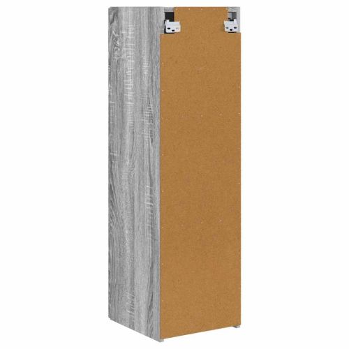 TV стенен шкаф Сив Сонома 30 x 31 x 100 см Инженерно дърво