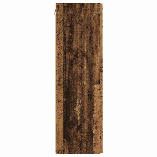TV стенен шкаф 2 pcs Старо дърво 30 x 31 x 100 см