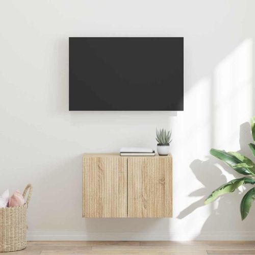 TV стенен шкаф Сонома дъб 59,5 x 31 x 40 см Инженерно дърво