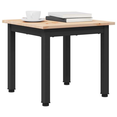 Масичка за кафе Естествен 40 x 40 x 36 cm Солидно борово дърво