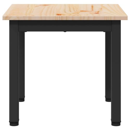 Масичка за кафе Естествен 40 x 40 x 36 cm Солидно борово дърво