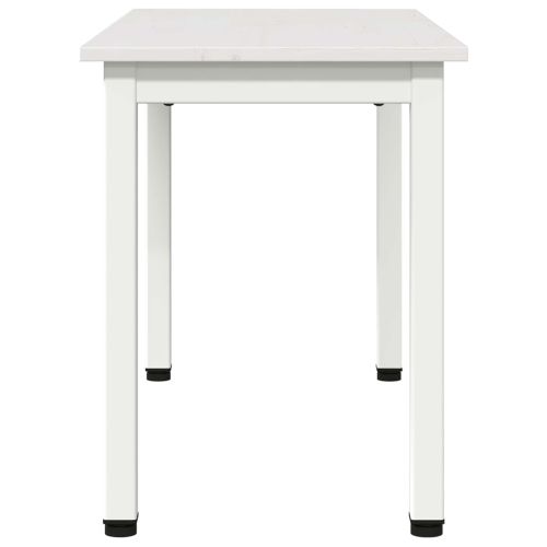 Пейка Бяло 80 x 35 x 45 cm Солидно борово дърво