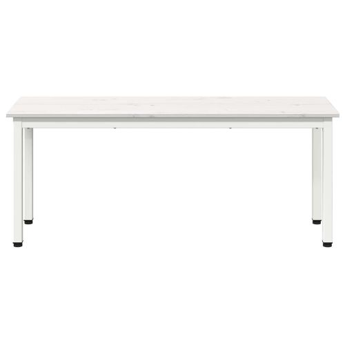 Пейка Бяло 110 x 35 x 45 cm Солидно борово дърво