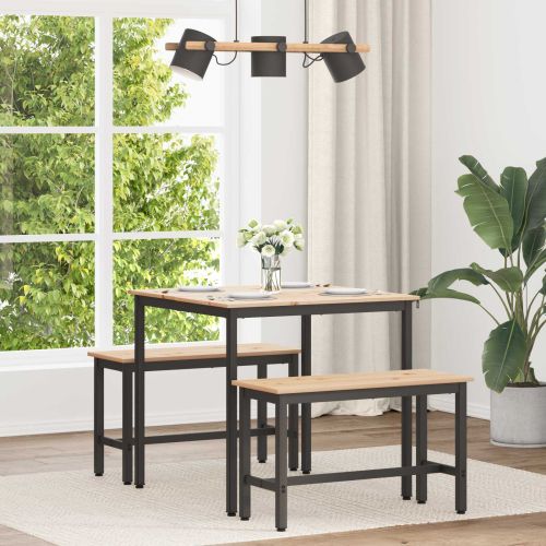 Трапезна маса Естествен 80 x 80 x 75 cm Солидно борово дърво