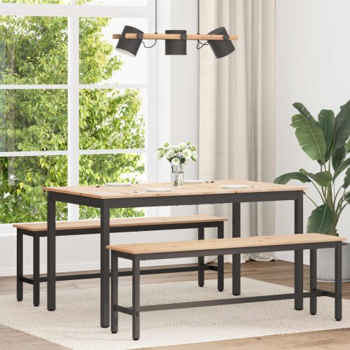 Трапезна маса Естествен 140 x 80 x 75 cm Солидно борово дърво