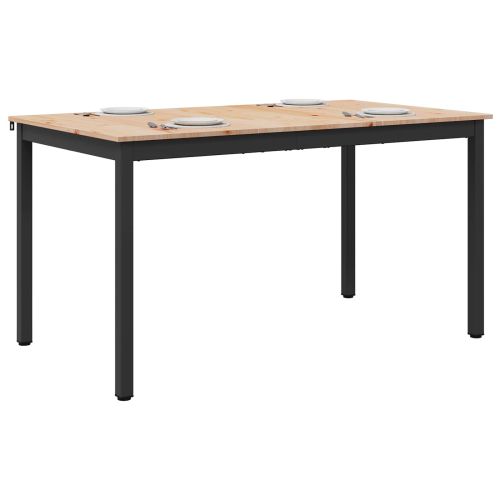 Трапезна маса Естествен 150 x 90 x 75 cm Солидно борово дърво