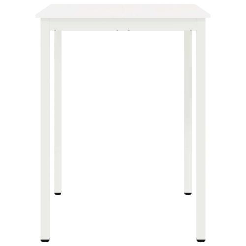 Бар маса Бяло 110 x 55 x 105 см Солидно борово дърво