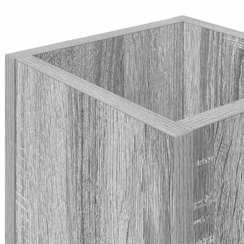 Стойка за чадър Сив Сонома 20 x 20 x 55,5 см Инженерно дърво