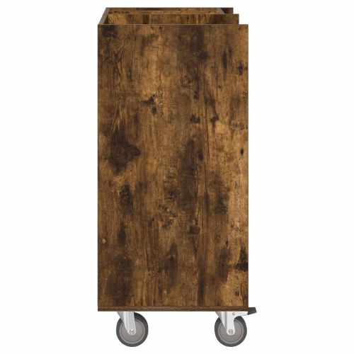 Голф шкаф с колело Едноцветен Димян дъб 65 x 45 x 98 см