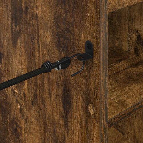 Голф шкаф с колело Едноцветен Димян дъб 65 x 45 x 98 см