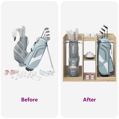 Голф шкаф Едноцветен Сонома дъб 102 x 45 x 85,5 см