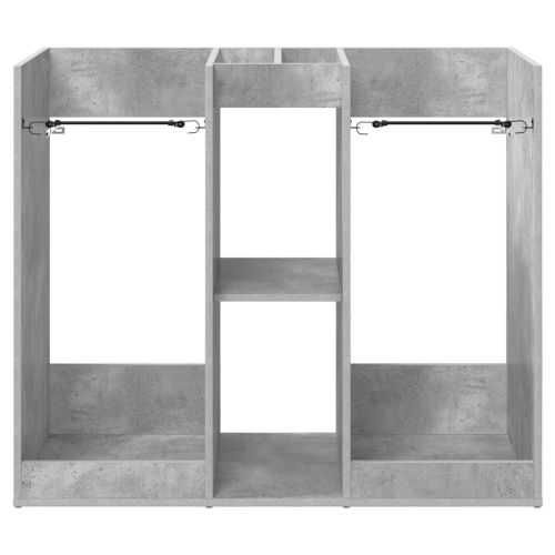 Голф шкаф Едноцветен Циментено сиво 102 x 45 x 85,5 см