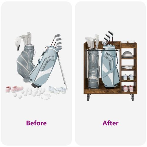 Голф шкаф с колело Едноцветен Димян дъб 90 x 45 x 98 см