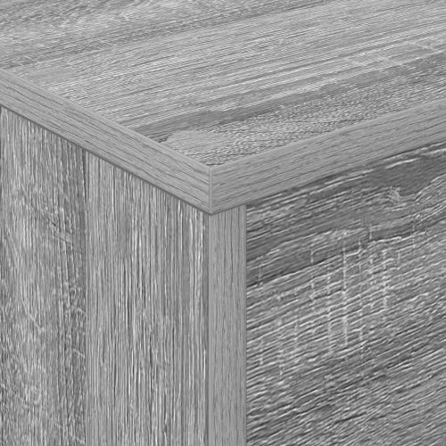 Етажерка за списания с рафт Сив Сонома 70 x 41 x 156 см