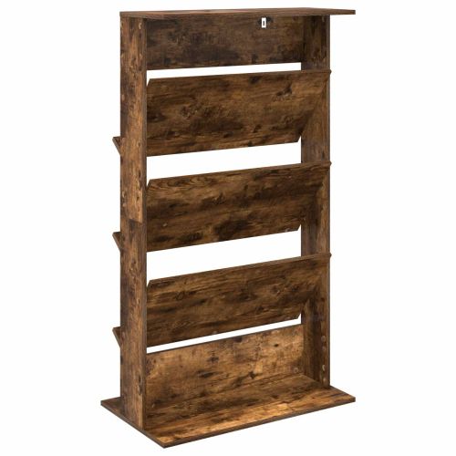 Етажерка за списания Димян дъб 70 x 41 x 126 см Инженерно дърво