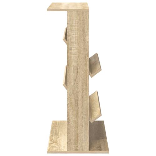 Етажерка за списания Сонома дъб 70 x 41 x 96 см Инженерно дърво