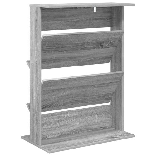 Етажерка за списания Сив Сонома 70 x 41 x 96 см