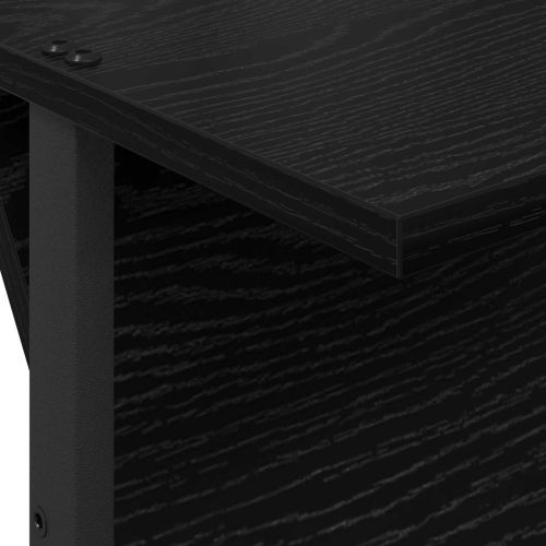 Етажерка за списания с рафт Черния дъб 68 x 40 x 123.5 см