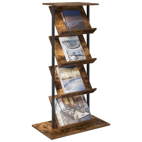 Етажерка за списания с рафт Димян дъб 68 x 40 x 123.5 см