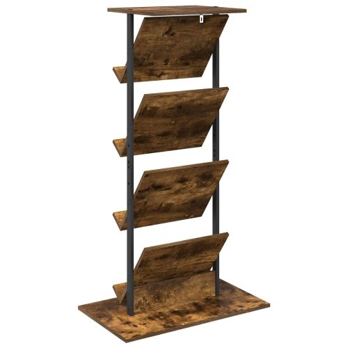 Етажерка за списания с рафт Димян дъб 68 x 40 x 123.5 см
