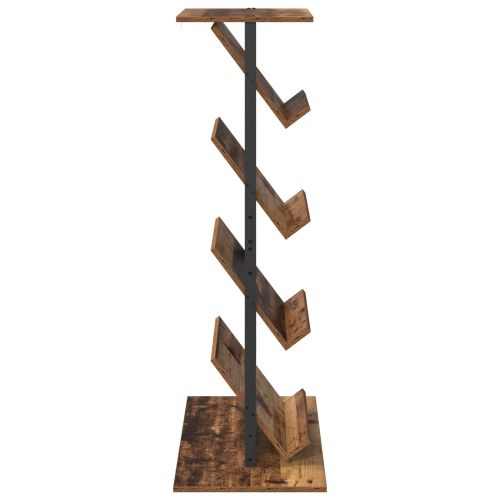 Етажерка за списания с рафт Старо дърво 68 x 40 x 123.5 см