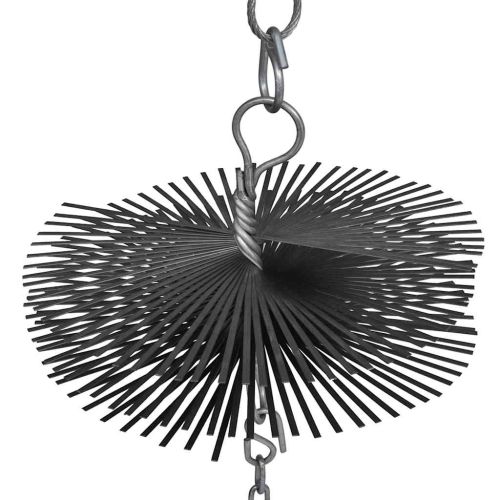 Кръгла четка за почистване на комин, диаметър 25 см