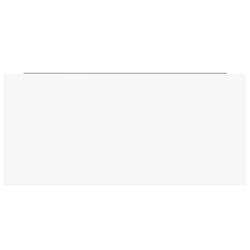 Окачени стенни рафтове, 4 бр, бял гланц, 50x23x3,8 см, МДФ