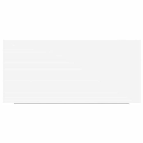 Окачен стенен рафт, бял, 50x23x3,8 см, МДФ