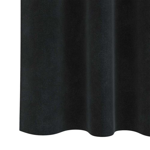 Затъмняващи завеси 2 pcs Черно 140 x 245 cm Кадифе