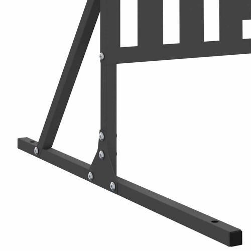 Екран за уединение Черно 100 x 50 x 180 см Стомана