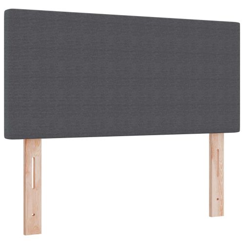 LED глава с LED ленти с таблото Тъмен сив 80 cm Кордюрова тъкан