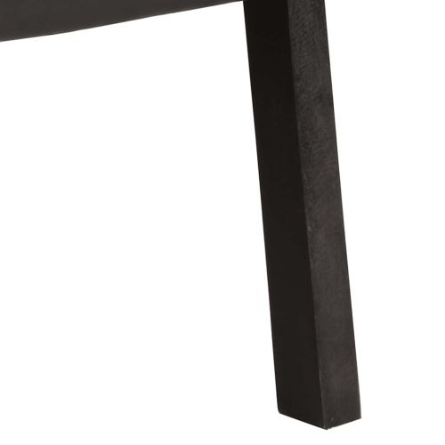 Фотьойл, черен, естествена кожа