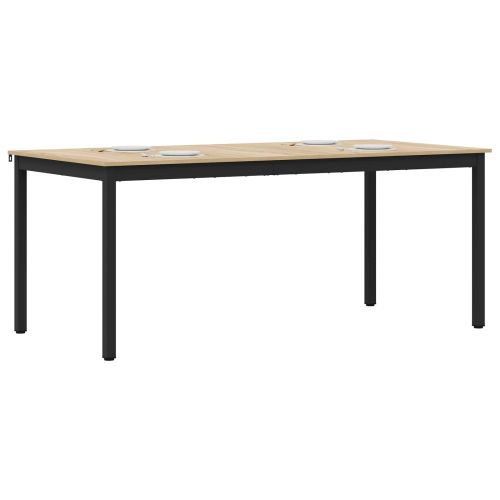 Трапезни маси 2 pcs 180 x 90 x 75 cm Инженерно дърво