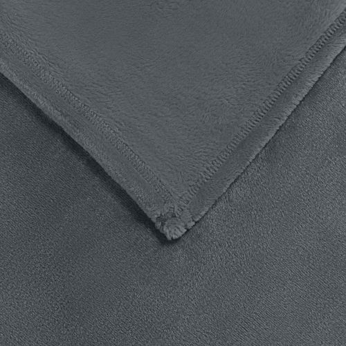 Одеяло Тъмен сив 240 x 270 см Мека вълна