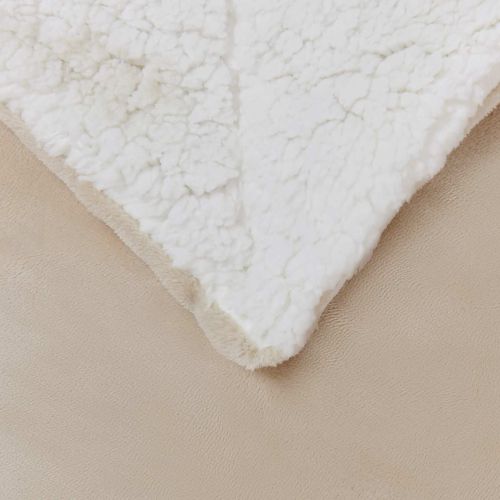 Одеяло Бежово 220 x 240 cm Мека вълна