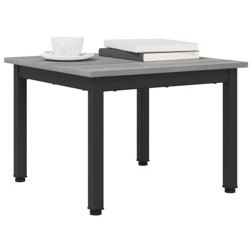 Масичка за кафе Сив Сонома 50 x 50 x 36 см Инженерно дърво