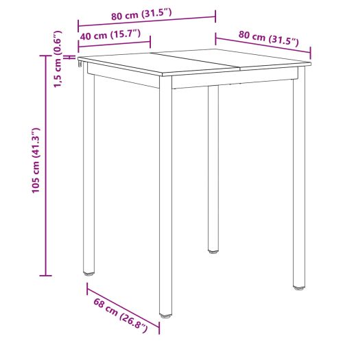 Маса за стоене Инженерно дърво
