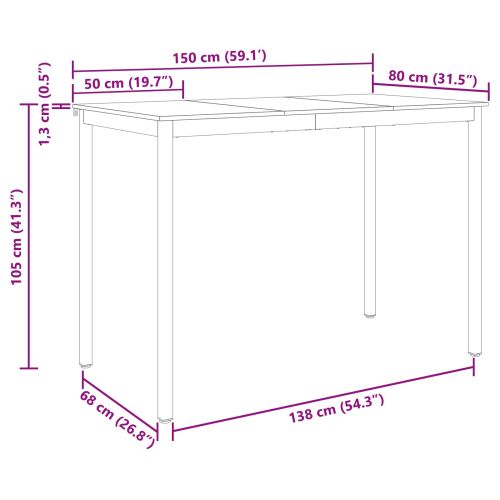 Маса за стоене Инженерно дърво