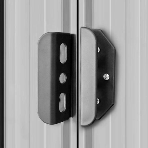 Градинска барака, 257x298x178 см, метал, сива